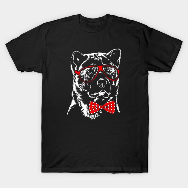 American Akita mom cute dog lover T-Shirt by wilsigns